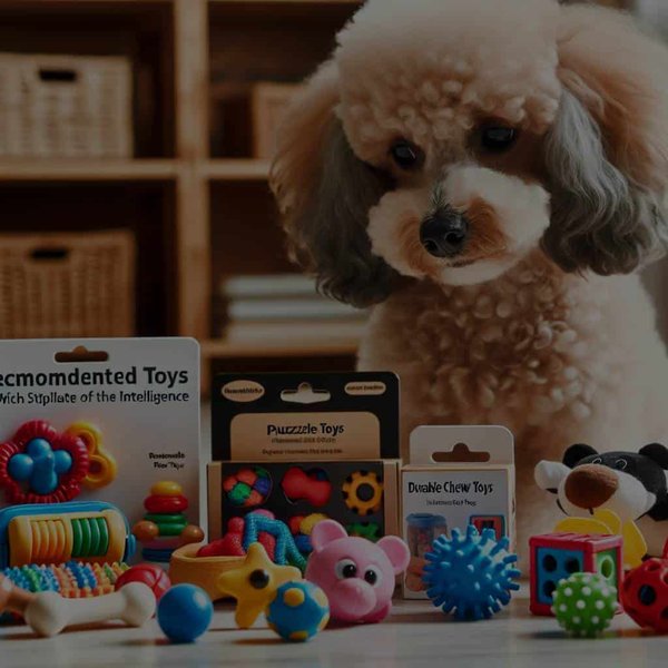 Quels jouets sont recommandés pour stimuler l'intelligence d'un Poodle miniature?